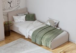 Кровать Берген КР-80 (кашемир) без основания, ЛДСП, Интерьер Центр г.Пенза