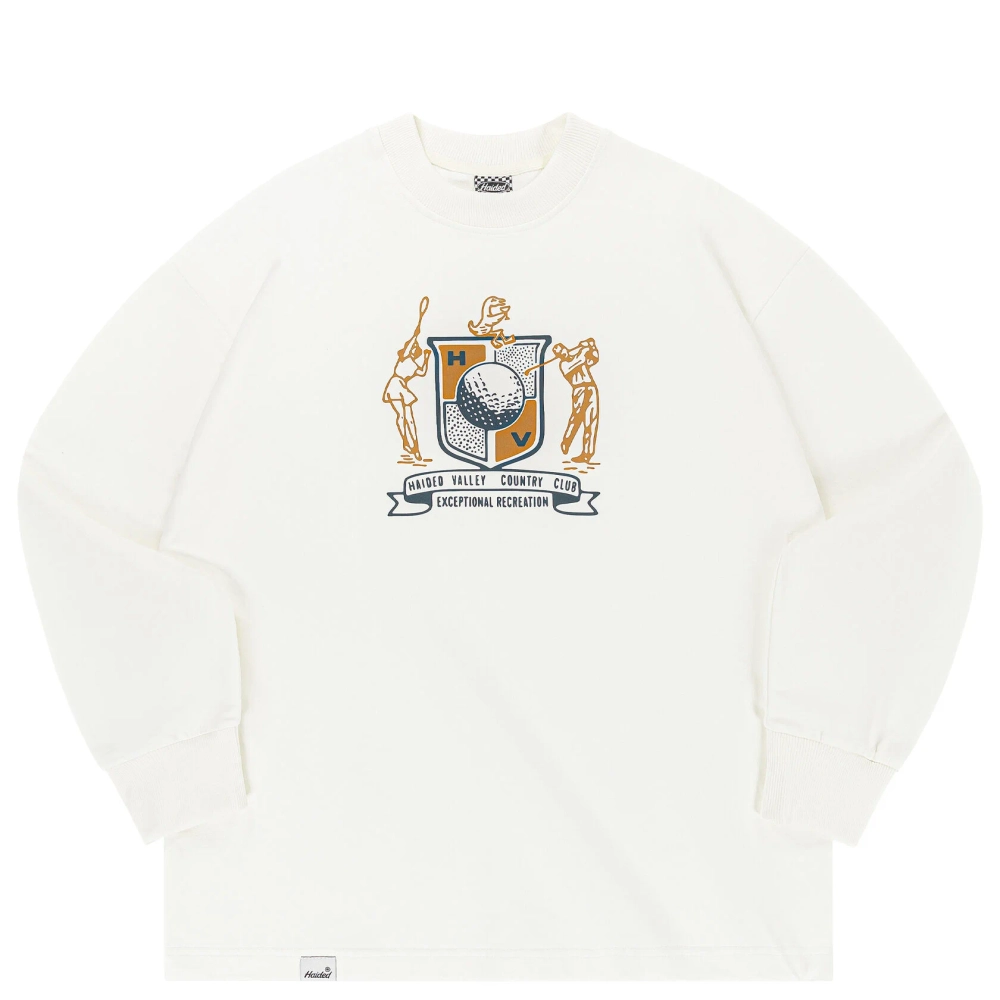 Лонгслив Haided EXCEPTIONAL RLXD FIRM LS TEE, Молочный