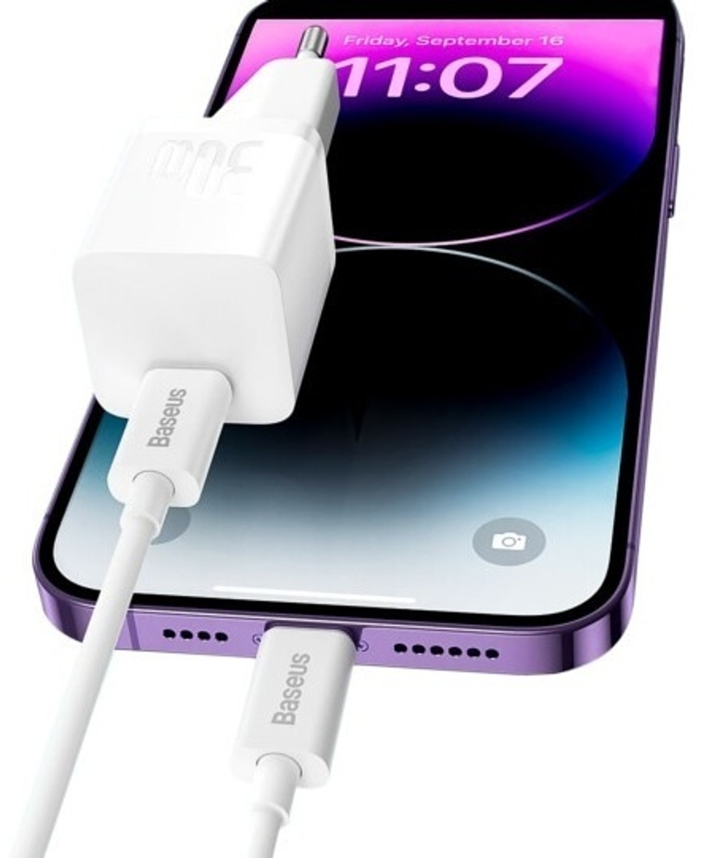 Зарядное устройство Baseus P10110902213-00 USB Type-C белый