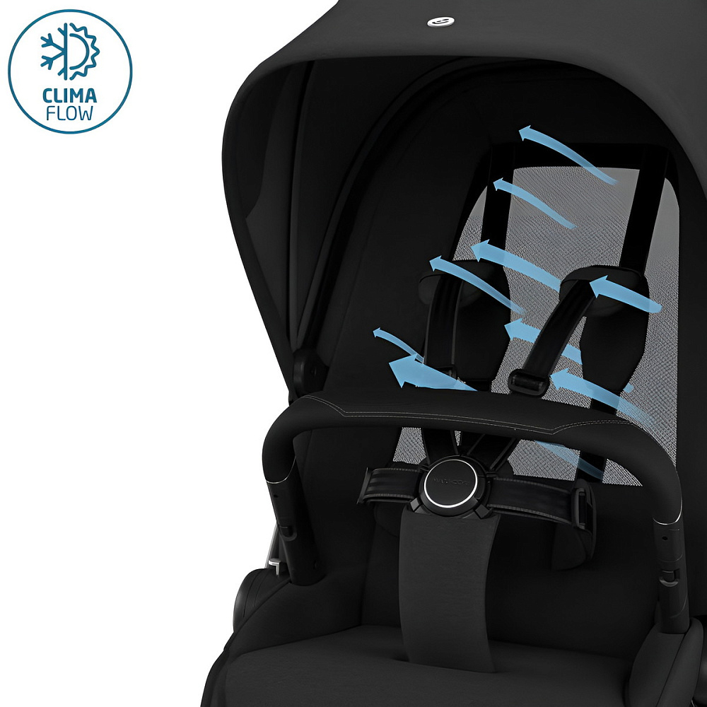 Детская коляска Maxi-Cosi Fame 2 в 1 Набор Twillic Black/Черный