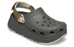 Crocs Crocs non-slip wear-resistant hole shoes for men and women the same dark gray