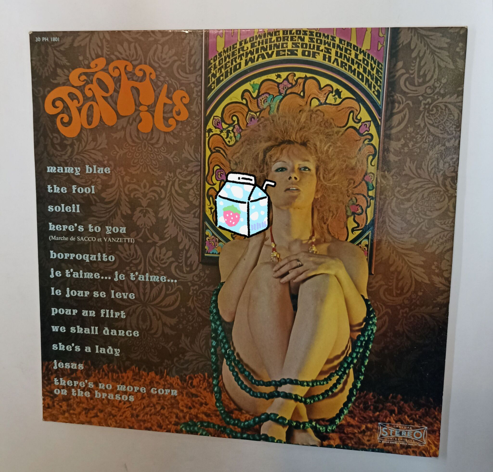 Винтажная виниловая пластинка LP Mario Cavallero Bobby Powell Pop Hits Vol. 1 (France 1971)