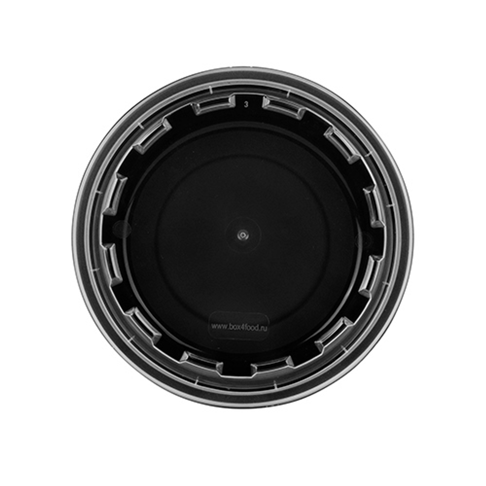 Одноразовый контейнеры с крышкой 360мл D=152мм Выс:32мм для первого (1/180шт)