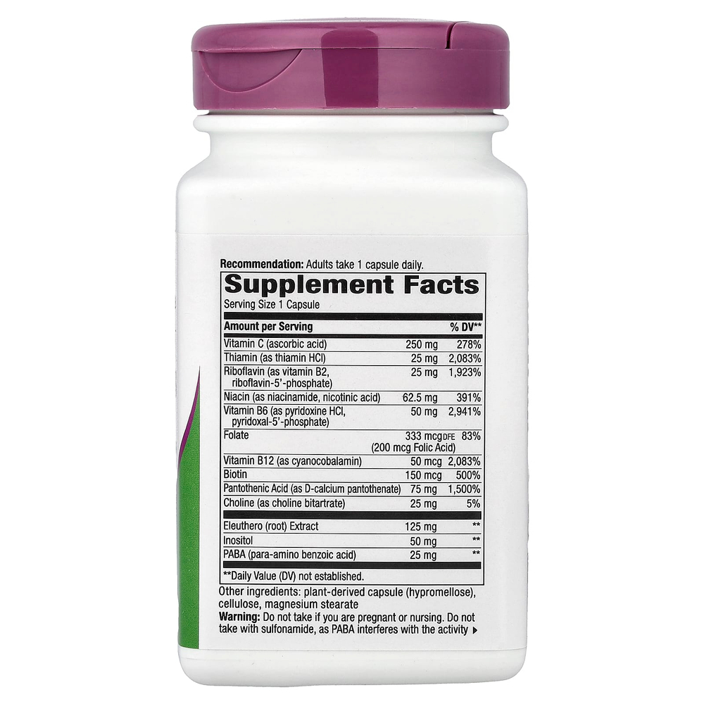 Nature's Way, B-Stress Formula, 100 веганских капсул