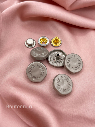 Установочные Кнопки ЛВ. мятое серебро / комплект с шляпкой и кнопками