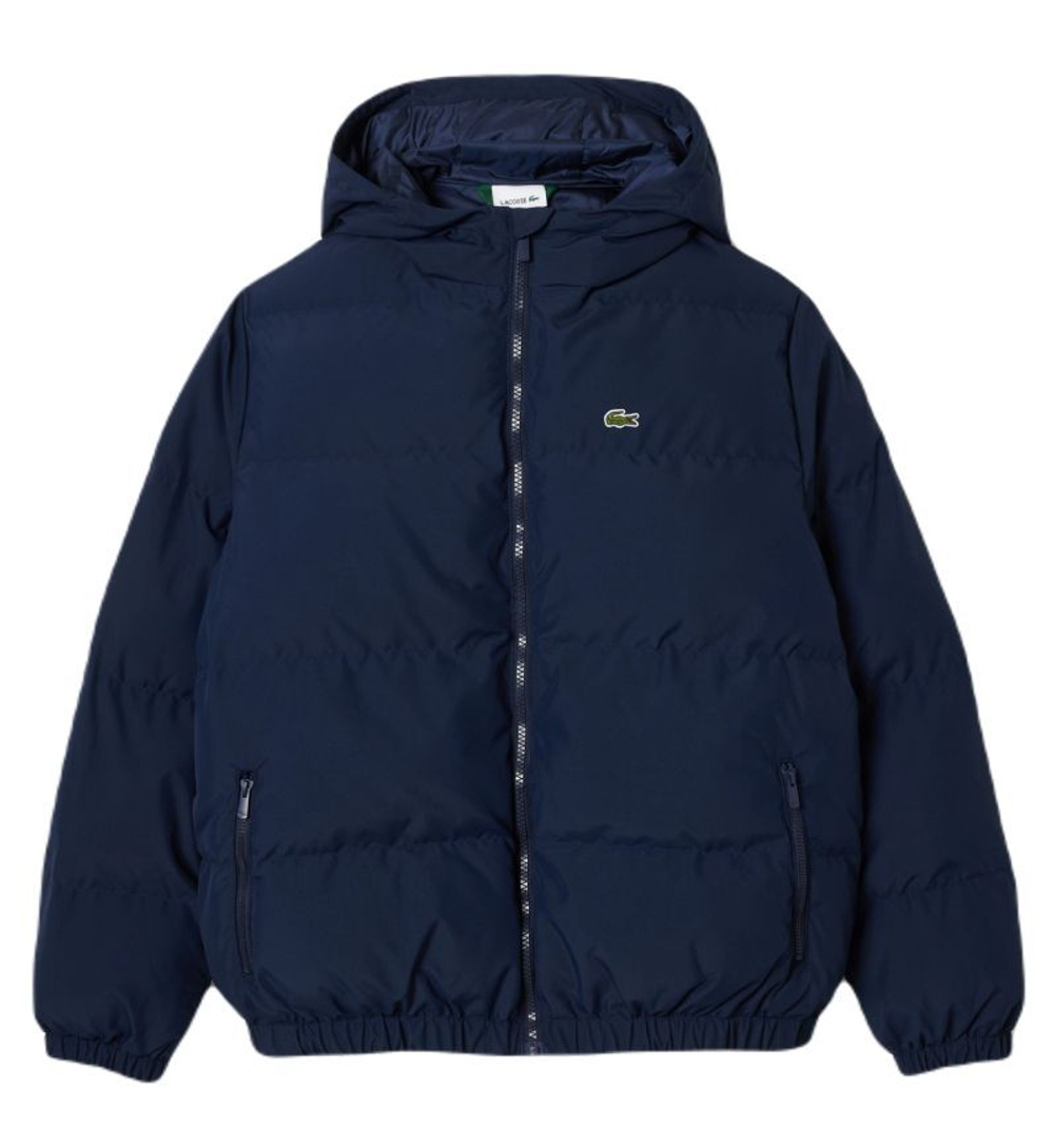 Куртка детская Lacoste Water Embroidered Crocodile Hooded Puffed