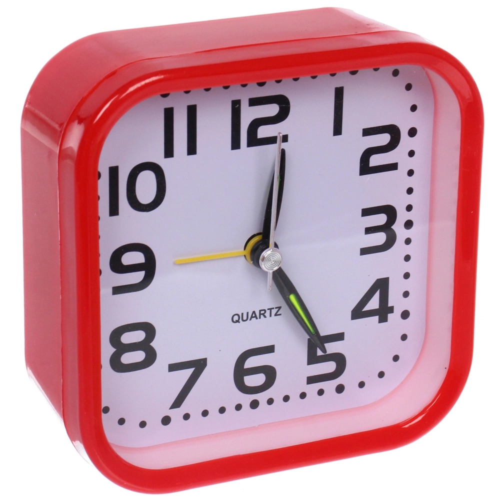 Будильник «Адели» 9,5*9,5*4см, микс цветов