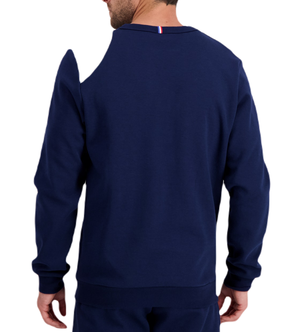 Мужская теннисная кофта Le Coq Sportif SAISON 1 Crew Sweat N°1 SS23 - небесный