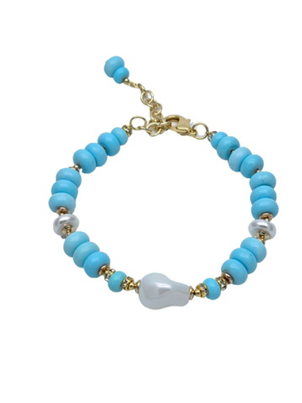 91002723 Браслет Роман с камнем