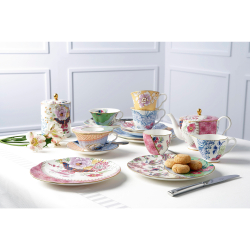 Чайная пара 250мл Wedgwood Бабочки и цветы