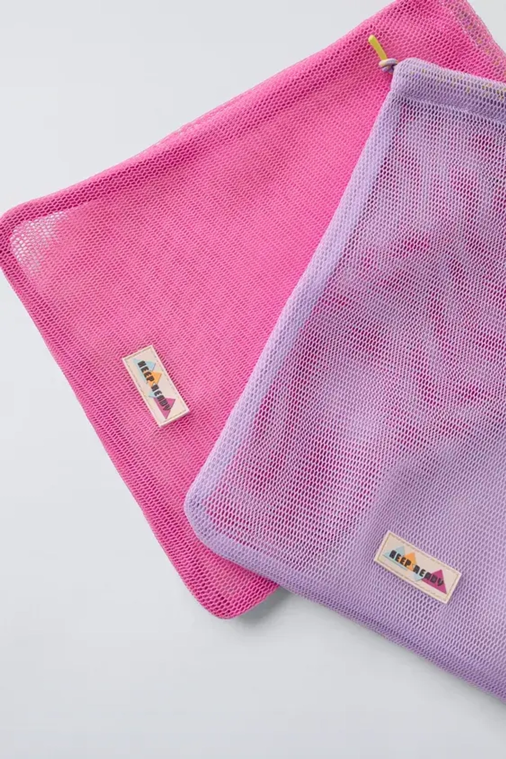 ZARA НАБОР РАЗНОЦВЕТНЫХ СЕТЧАТЫХ СУМОК, РАЗНОЦВЕТНЫЙ