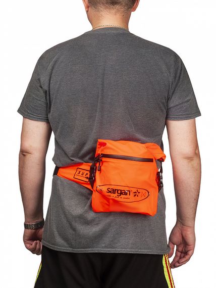 Гермосумка поясная Sargan Кенга SUP оранжевая