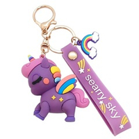 Брелок игрушка/ брелок Единорог сиреневый