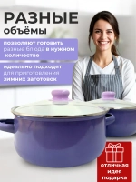 Набор кастрюль с крышками 2 шт.