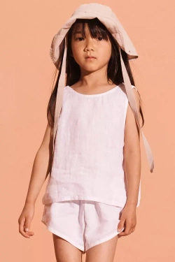 ZARA ТОП БЕЗ РУКАВОВ, БЕЛЫЙ