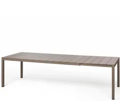 Стол металлический раздвижной Rio Alu, 210-280х100 см, тортора