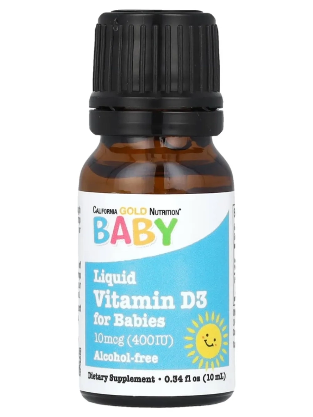 Витамин D3 для детей в каплях 400 МЕ 10мл