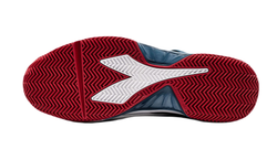 Теннисные кроссовки Diadora B.Icon 2 Clay - oceanview/white/salsa - White Red Blue Бирюзовый