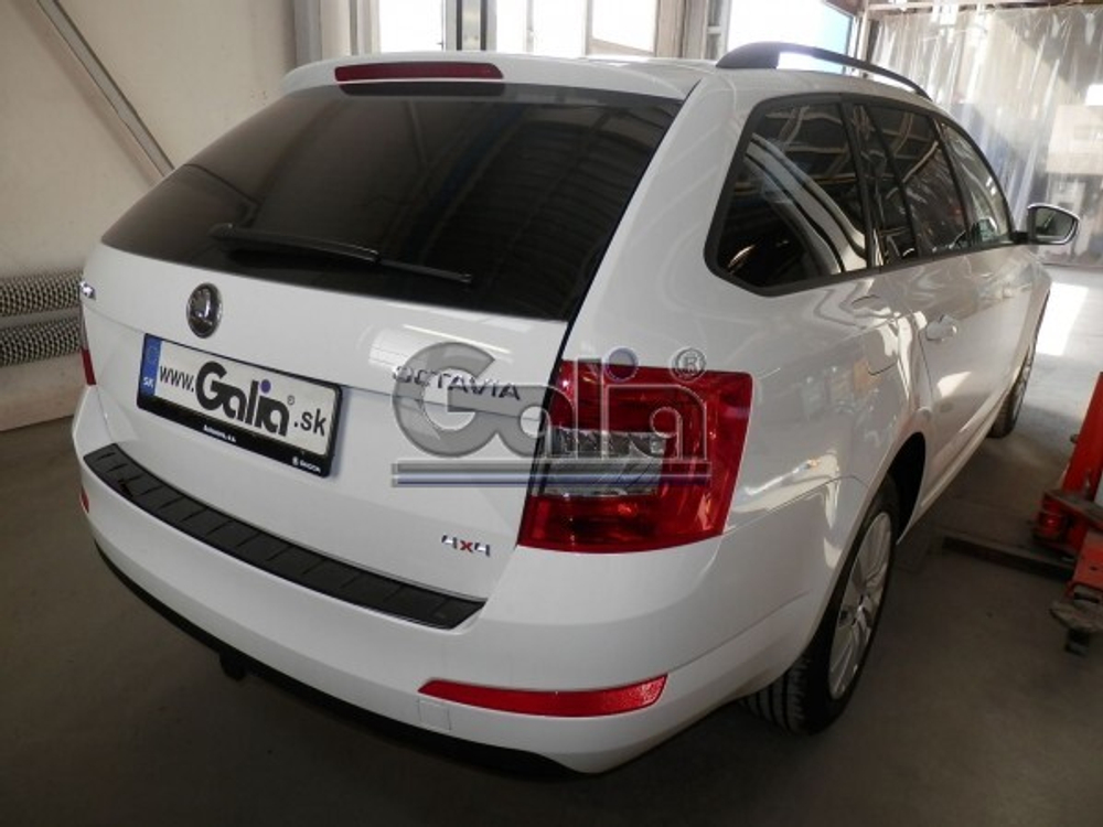 Фаркоп оцинкованный Galia S105C для Skoda Octavia седан/универсал 2013-(паспорт и сертификат в комплекте)(без электрики)