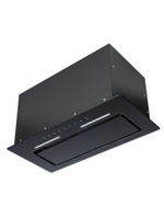 Вытяжка кухонная LedyDC-60GT (BLACK) черный, D150мм,1100м3/ч, полновстраиваемая, ИНВЕРТОРНЫЙ Мотор 110Ватт (Энергетическая эфф-ть класс А+), стекло 60см, сенсорное управление + управление жестами (MACBI)
