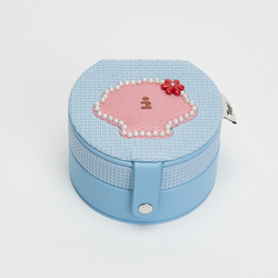 Шкатулка мини " голубая ракушка"