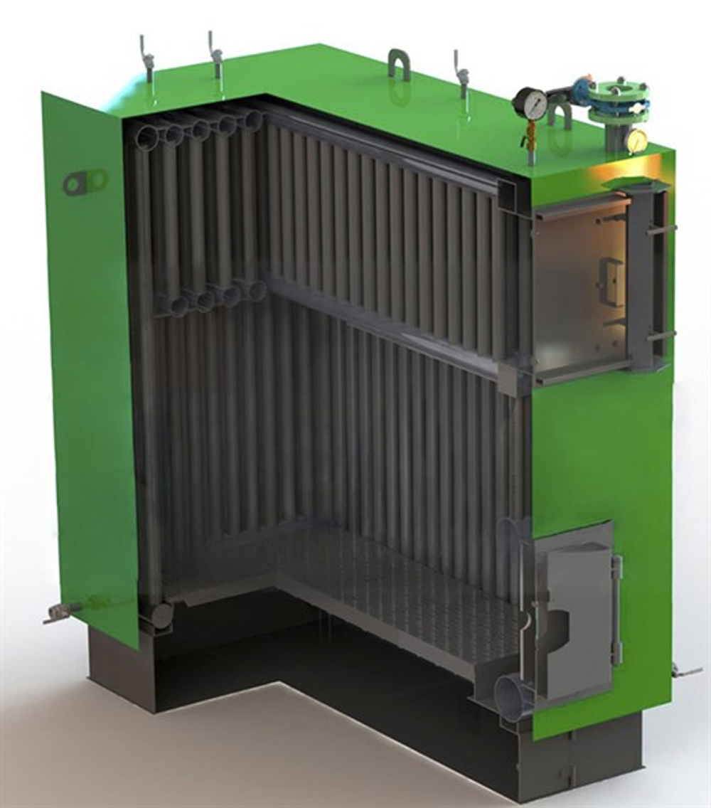 Печь длительного горения Котел КВр-630 кВт Дрова/Уголь