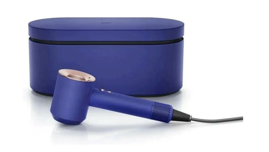 Фен Dyson Supersonic HD08,Vinca Blue and Rose + с подарочным кожаным чехлом UK