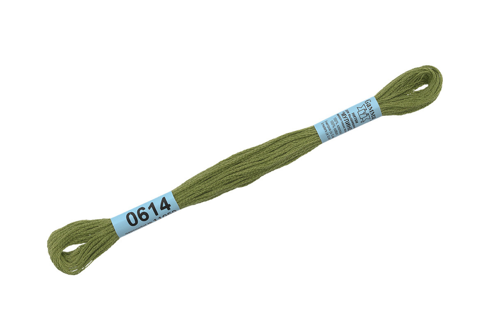 Мулине "Gamma" ,100% хлопок, 8 м, №0614