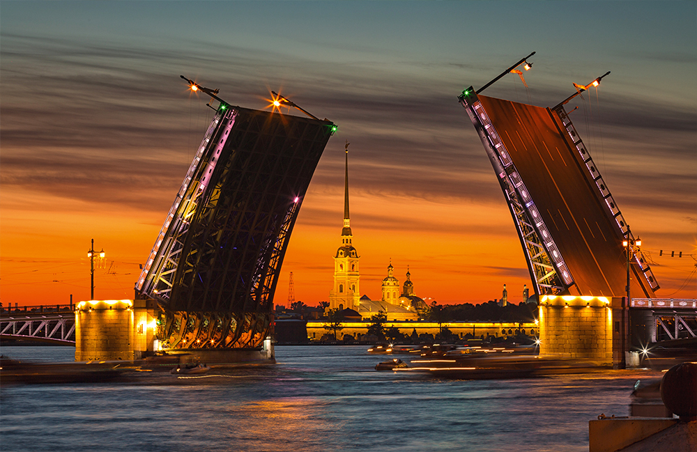 Календарь трехсекционный на 2026 год, "Питер. Разводные мосты"