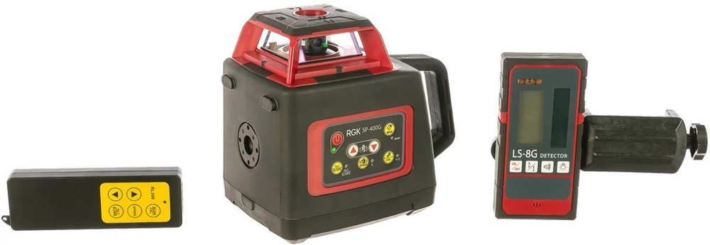 Лазерный уровень RGK SP 400G ротационный 4610011872891