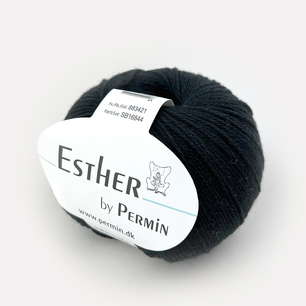 Пряжа для вязания PERMIN Esther 883421, 55% шерсть, 45% хлопок, 50 г, 230 м PERMIN (ДАНИЯ)