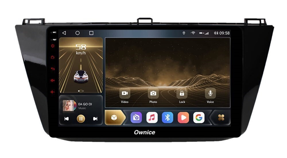 Штатная магнитола OWNICE OL-1913-U для Volkswagen Tiguan 2016+ на Android 12.0