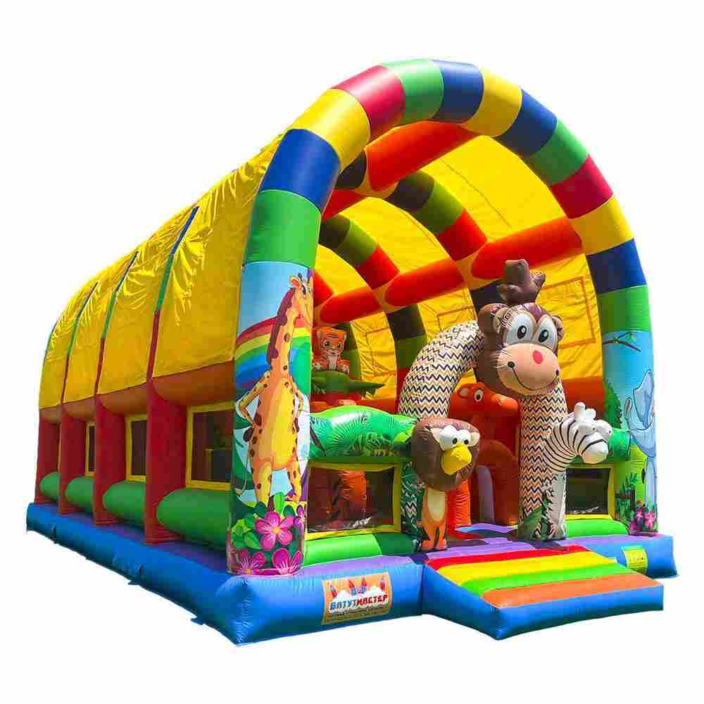 Коммерческий надувной батут «Страна Сафария 3» 10*6*6 м