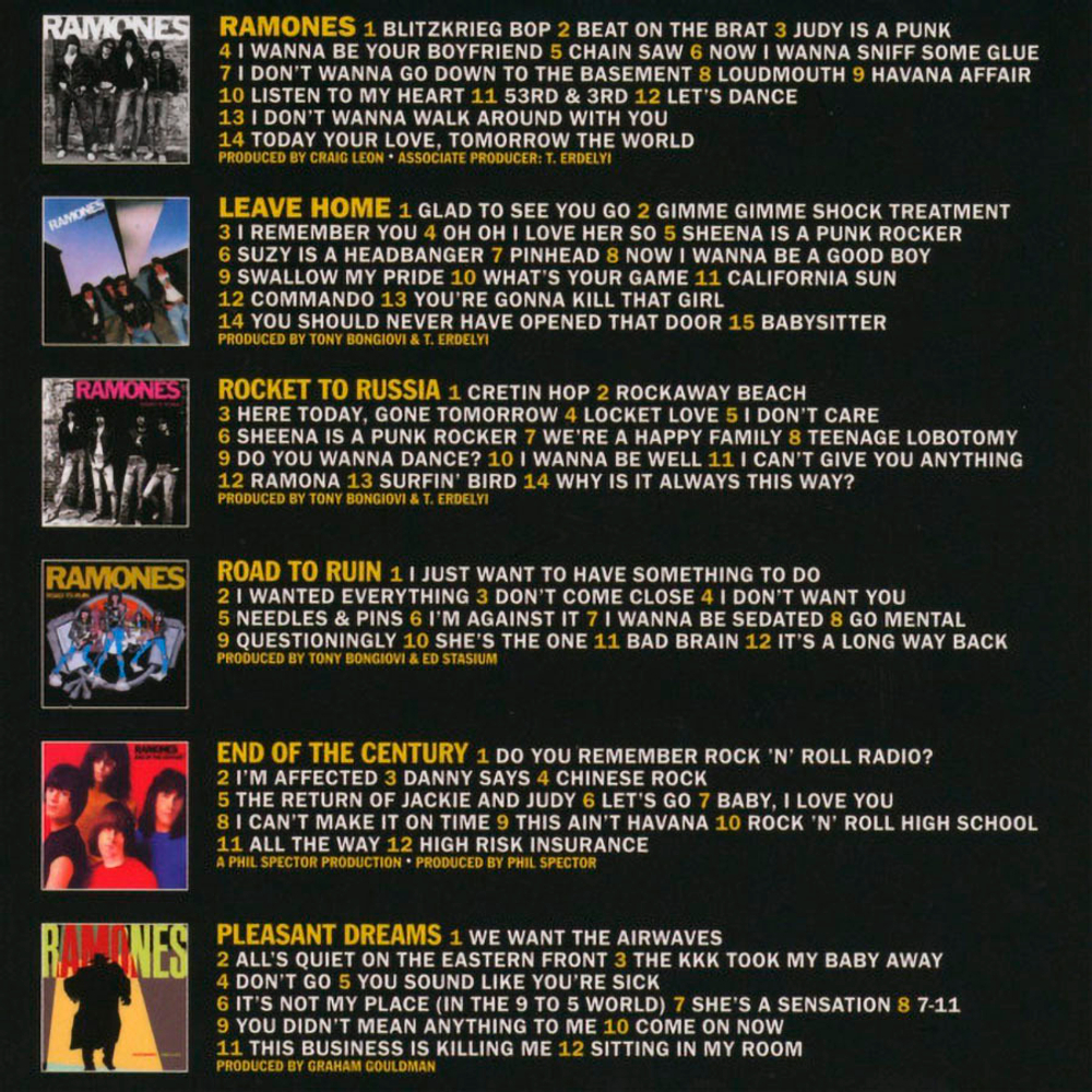 Ramones / The Sire Years 1976-1981 (6CD)