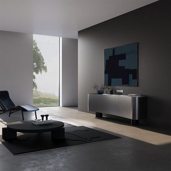 Рамка пластиковая VOLTUM S70 на 5 постов, (сталь)