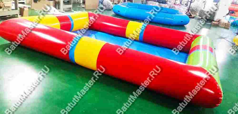 Прямоугольный надувной бассейн "Яркие выходные" 4*3*0,5 м