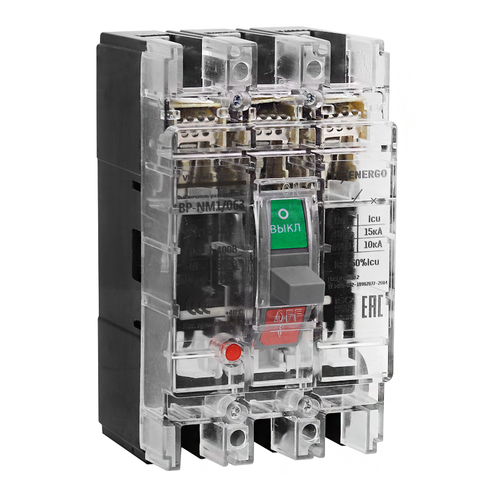 Выключатель нагрузки ВР-NM1/63 3п 63А прозрачный корпус