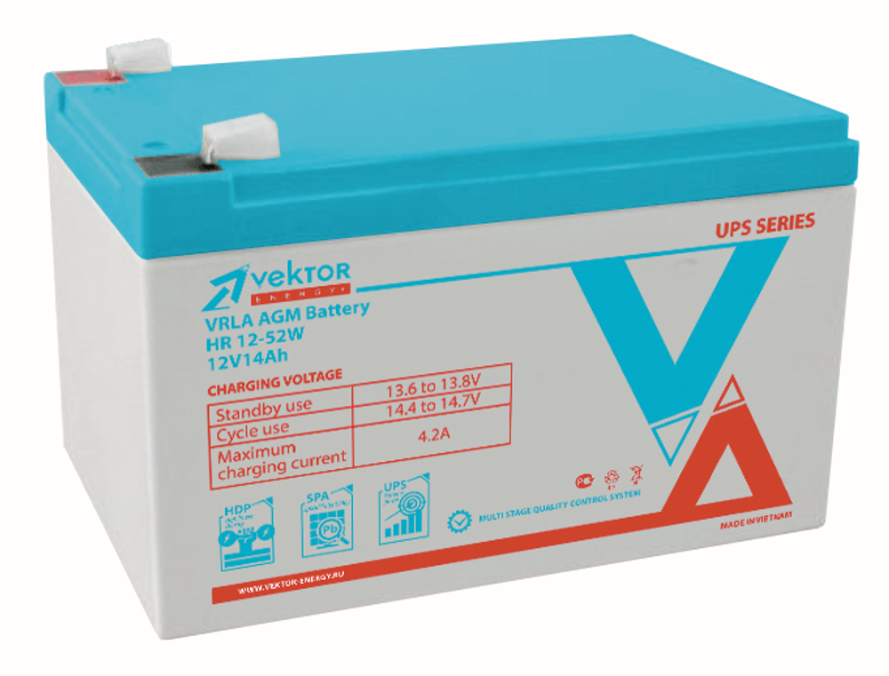 Аккумулятор  VEKTOR ENERGY HR 12-52W