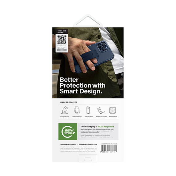 Чехол Uniq Heldro MAG для iPhone 15 Pro (IP6.1P(2023)-HELMGSMK) Smoke