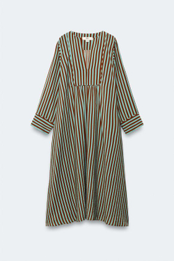 ZARA ПЛАТЬЕ-КАФТАН В ПОЛОСКУ- LIMITED EDITION, ПОЛОСКИ