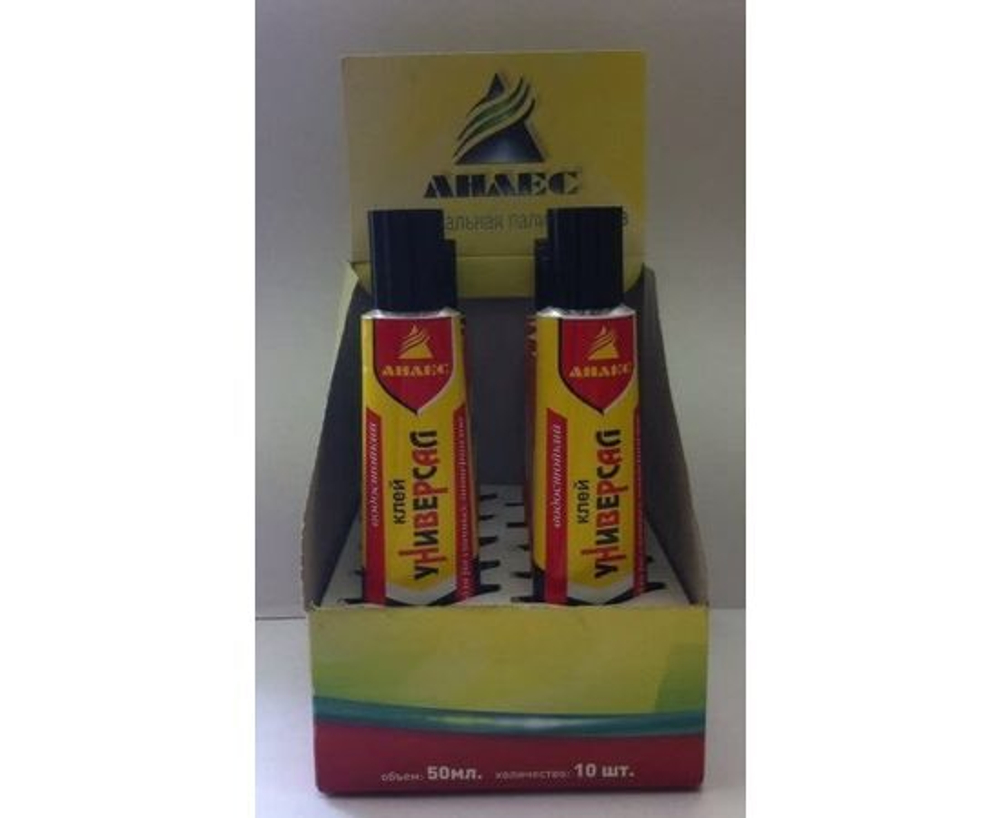 Клей Анлес Универсал, шоу-бокс, отгр. 10шт, туба 50мл (наполнение40 л)