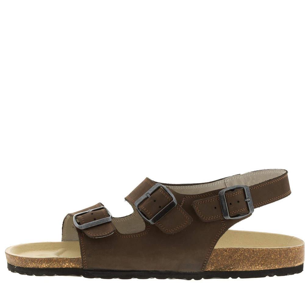 588107 сандалии мужские коричневые