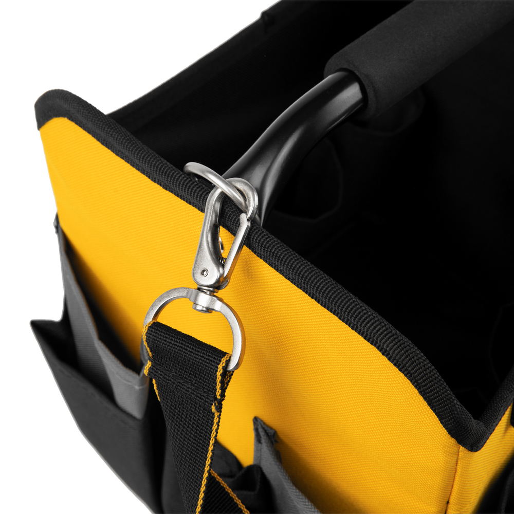 Переноска для инструмента, 260х240х300 мм, 22 кармана, наплечный ремень Denzel