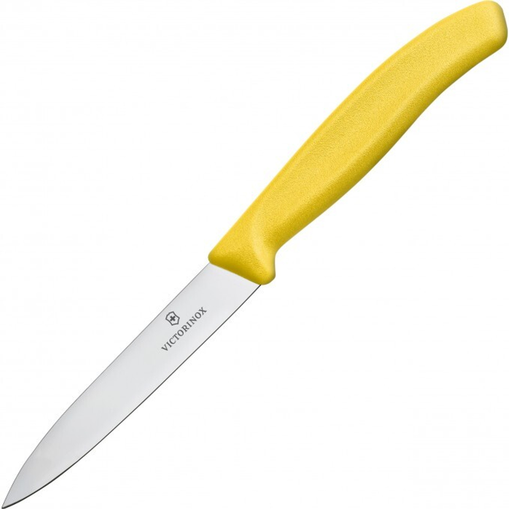 Нож для очистки овощей, лезвие 10 см, желтый, Victorinox