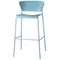 Барный стул Lisa Technopolymer, голубой