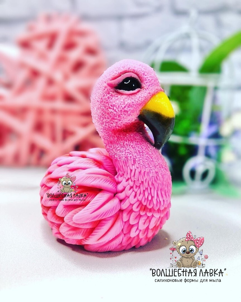 Силиконовая форма Фламинго