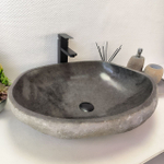 Раковина из речного камня RS63546 (62*47*16) 0124