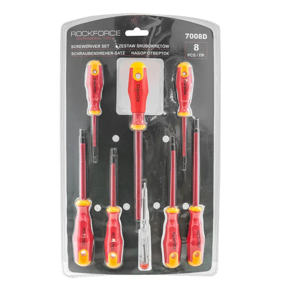 Набор отверток 8пр. RockForce##Rock FORCE RF-7008D