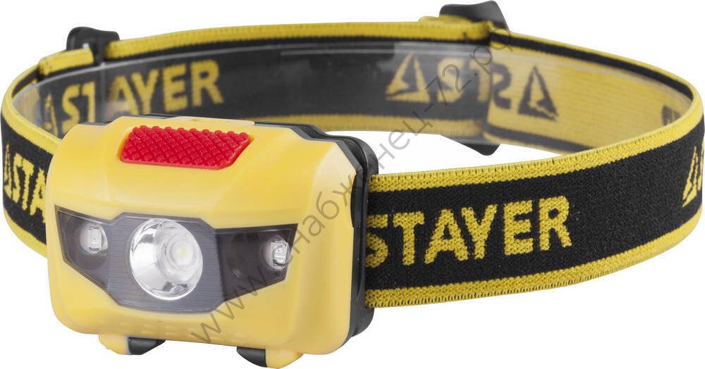 STAYER 1Вт, 3хAAA Налобный фонарьMAXLight (56568)
