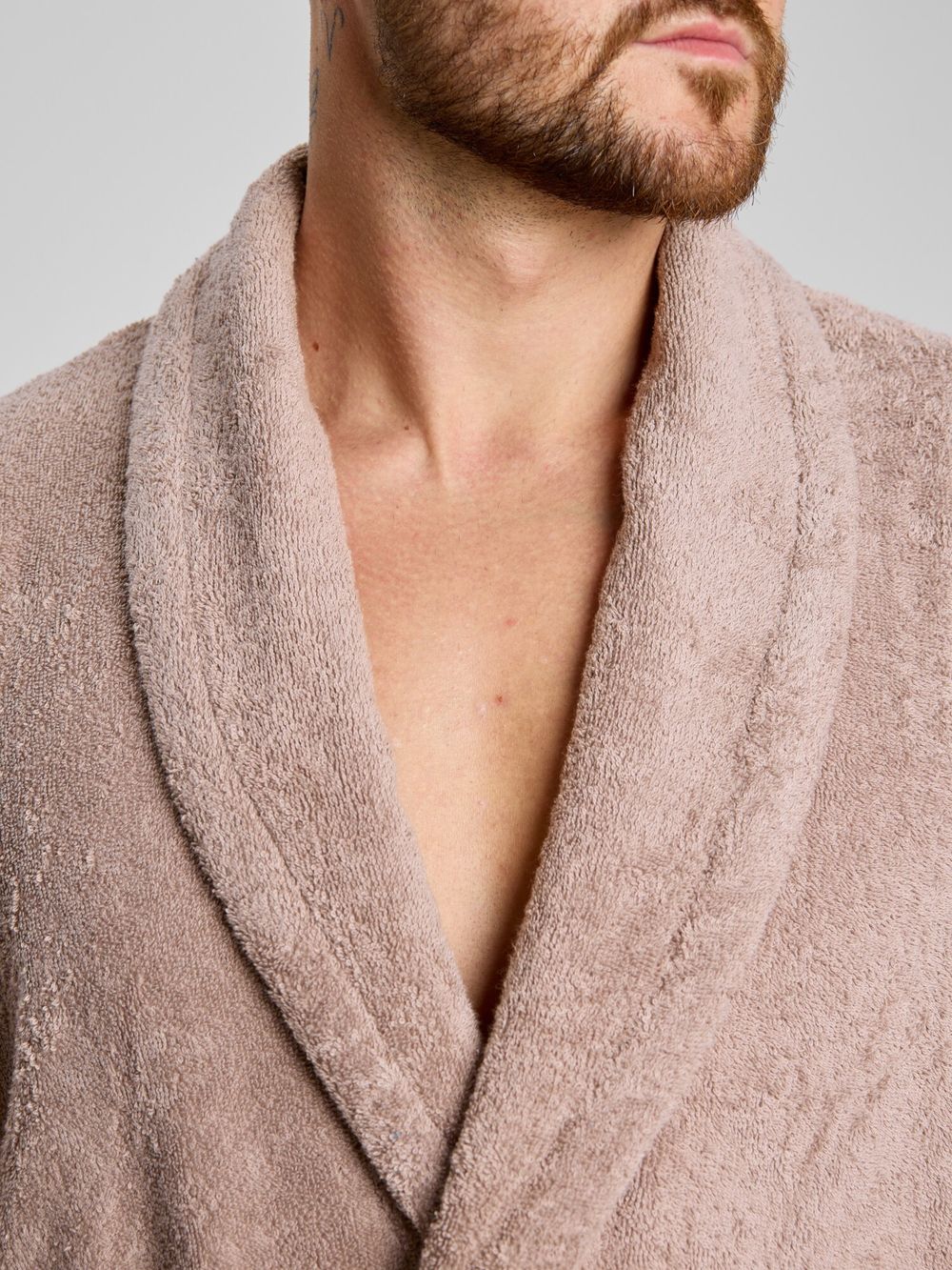 Халат мужской Комфорт-4 Виотекс СЕРО-БЕЖЕВЫЙ